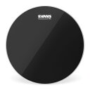 EVANS Black Chrome Drumhead エヴァンス ブラッククローム ドラムヘッドはフルショットを基本プレイとするハードヒッターのドラマーや、スピードが求められるジャンルをプレイするドラマーにオススメのモデルです。 7milのクリア、7.5milブラック、2種類のフィルムの2プライ構造で、自然なミラー効果を出したビジュアル的にも魅力のあるモデルで、パンチのある中低域を強調したディープ・サウンドが特徴。 耐久性にも優れ、POP、ロック、Jazz、フュージョン、メタルでもお薦めです。 もちろん、Level360テクノロジーも採用し、広いチューニングレンジと安定性も備えています。 ・2ply 7milクリア+7.5milブラック 2カラーのフィルムの2プライを採用 ・自然なミラー効果がビジュアル面から個性を演出 ・2plyならではのパンチの効いた中低域が魅力的なサウンド ・耐久性も高くハードヒッターのパワフルなプレイにも対応 ・Level360テクノロジー搭載で、チューニングレンジが広く、高い安定性