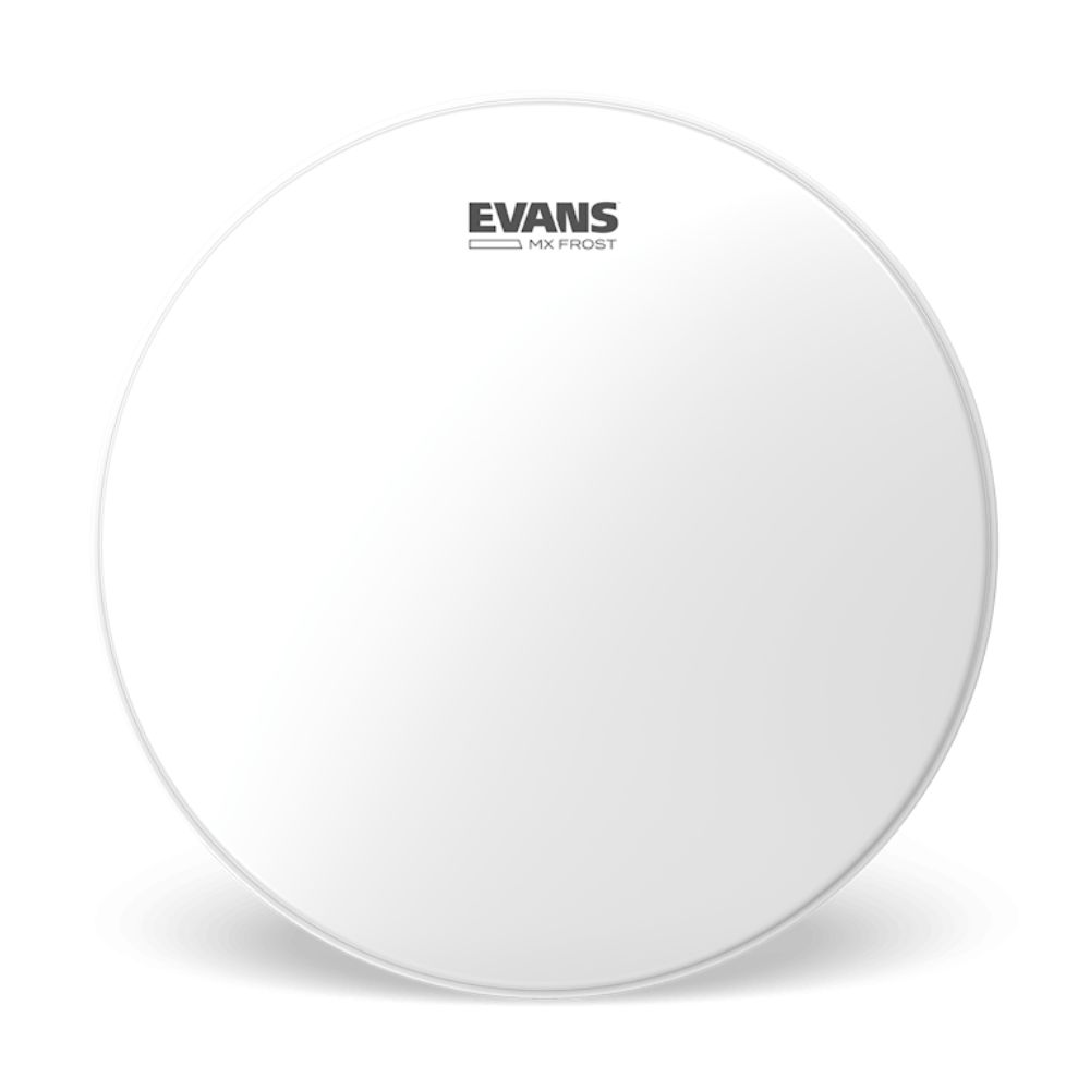 マーチングテナーヘッド MX Frosted 7milの2プライ構造で耐久性があり、EVANS独特のフロステッド(半透明)コーティングがされており、サウンドは暖かく、伸びのあるトーンが特徴です。