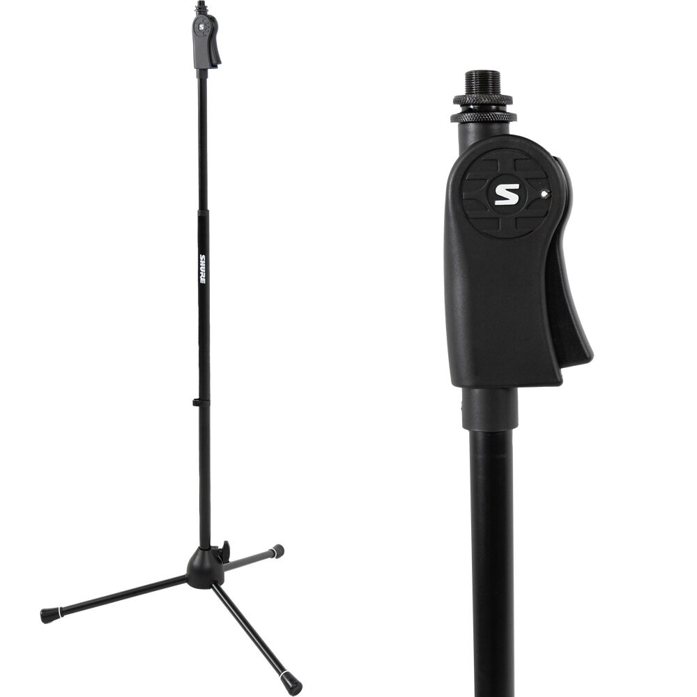 Shure by Gator デラックス三脚マイクスタンド ストレートタイプ SH-TRIPODSTANDDX 【 シュア ゲーター ダイナミックマイク コンデンサーマイク 】【5と0のつく日は当店ポイント5倍！】