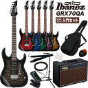 【5と0のつく日はエントリーでポイント4倍】GIO Ibanez ジオアイバニーズ エレキギター GRX70QA VOXアンプ(Pathfinder10)入門セット【大型荷物】＊