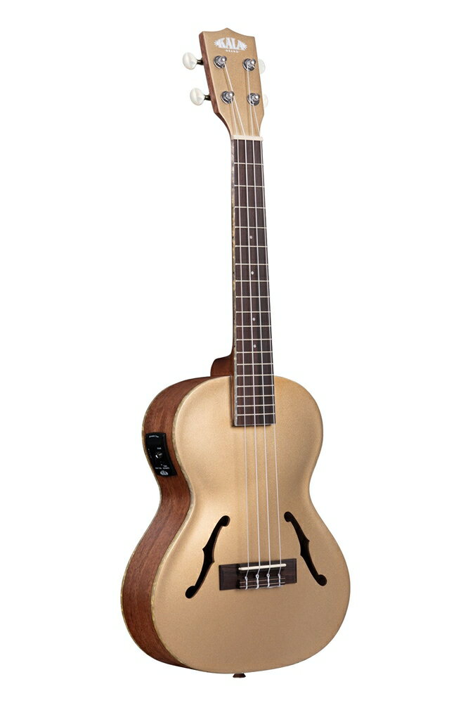 【5と0のつく日はP5倍 エントリーでさらにP4倍】KALA カラ ウクレレ Archtop Series マホガニーボディ テナー エレキ仕様 Kalamazoo Gold KA-JTE-KZGD_W/CASE (ケース付属) 【KAJTEKZGD アーチトップ】