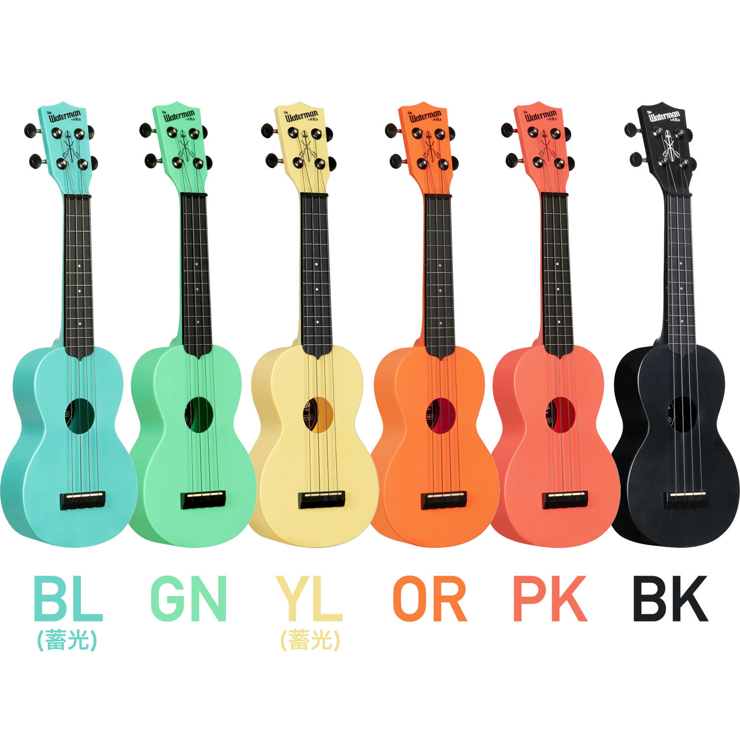 KALA ソプラノ ウクレレ KALA The Waterman RECYCLED Beach Collection Ukulele KA...
