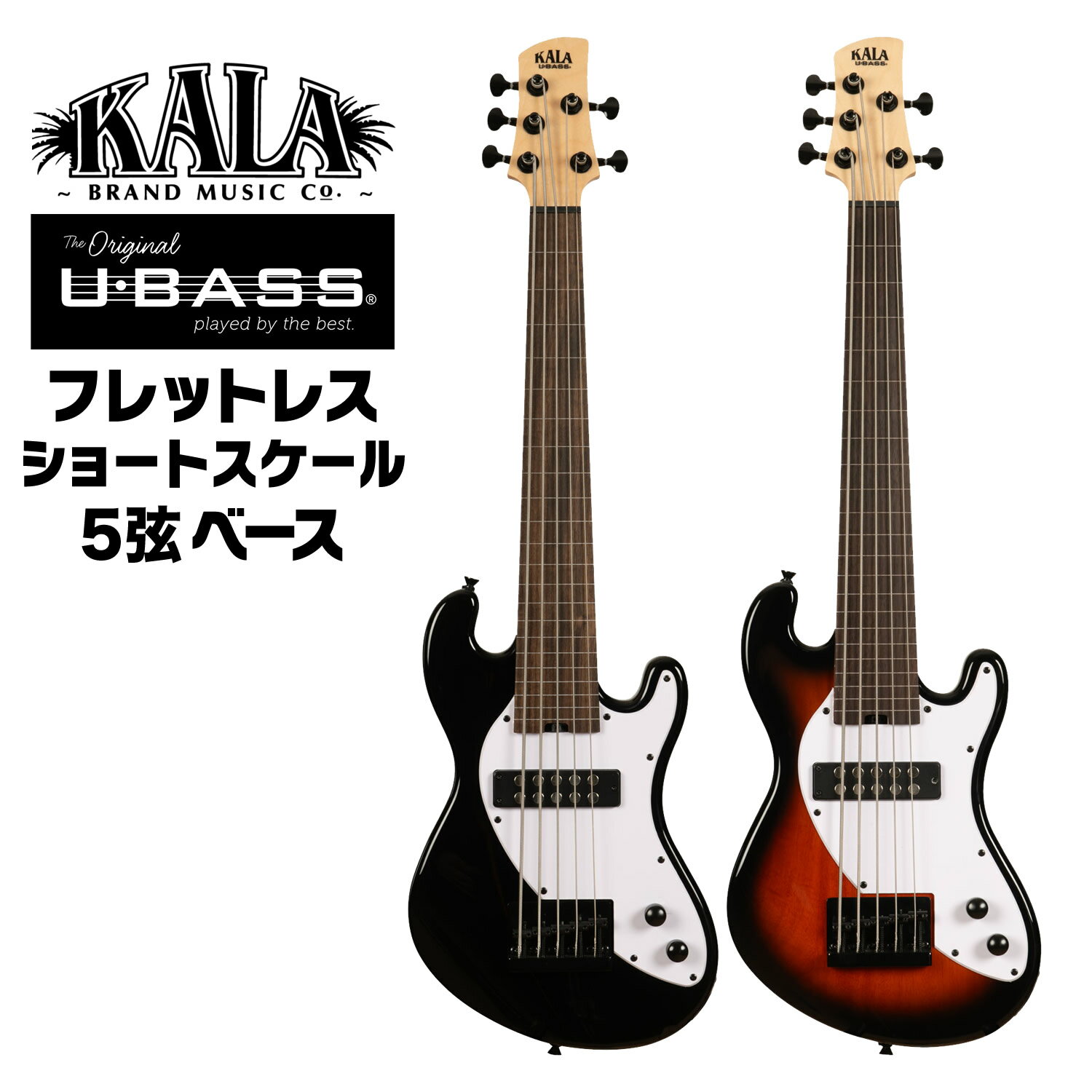 Compact Bassフレットレス(ショートスケール) - ベース Compact Bassフレットレス(ショートスケール) - ベース