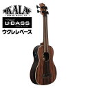 【5月1日はP5倍 エントリー等でさらにP5倍】KALA フレットレス ウクレレ ベース STRIPED EBONY FRETLESS U-BASS UBASS-EBY-FL20_06 ギグバッグ付属【カラ エレキ エボニー ウクレレ ユーベース】