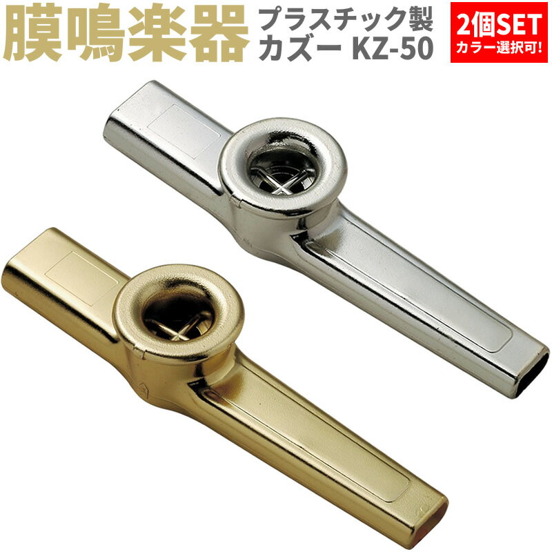 【5と0のつく日はP5倍 + エントリーでさらにP4倍】プラスチック製カズー KZ-50 2個セット【KAZOO KZ50 ブーテキ バズーカ 膜鳴楽器】【ゆうパケット対応】