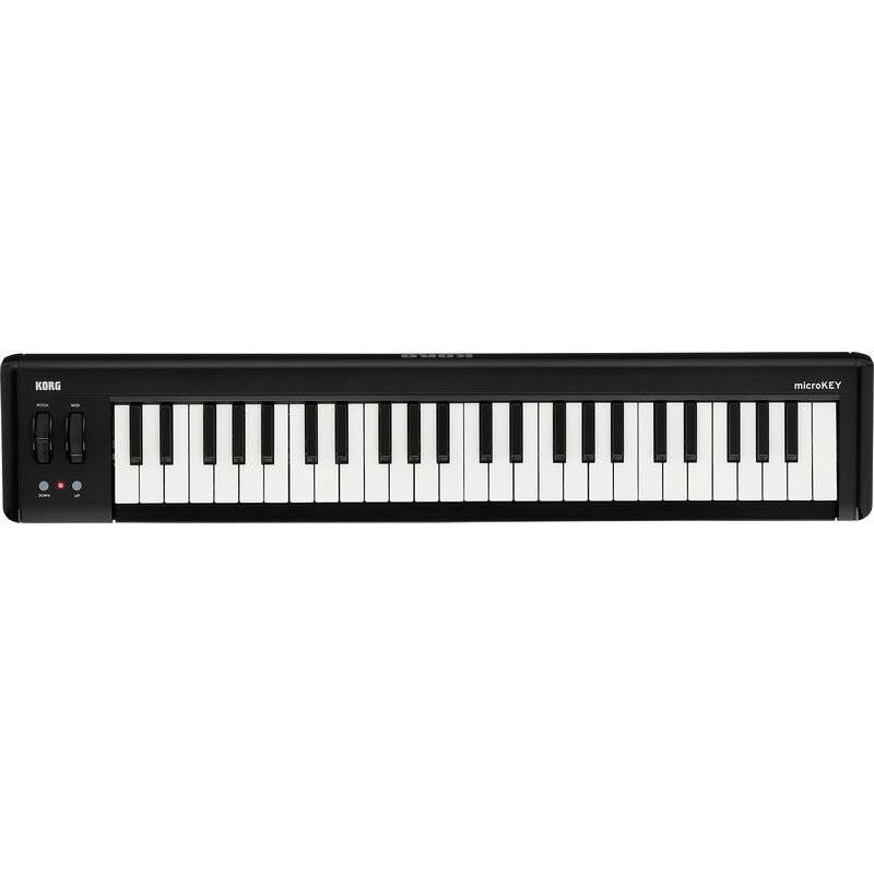 【5と0のつく日はエントリーでポイント4倍】KORG コンパクト MIDI キーボード microKEY2-49 49鍵モデル 【第二世代 コルグ マイクロキー 音楽制作 DTM USBバスパワー駆動】＊