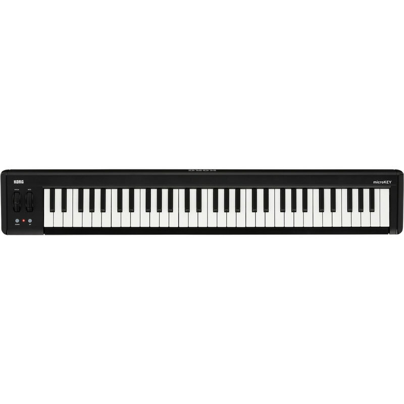 【5と0のつく日はエントリーでポイント4倍】KORG コンパクト MIDI キーボード microKEY2-61 [61鍵モデル]【第二世代 コルグ マイクロキー 音楽制作 DTM USBバスパワー駆動】＊