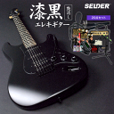 【5と0のつく日はP5倍 エントリーでさらにP4倍】エレキギター SELDER STC-04 20点初心者セット【エレキギター セルダー 入門セット STC04】【大型荷物】