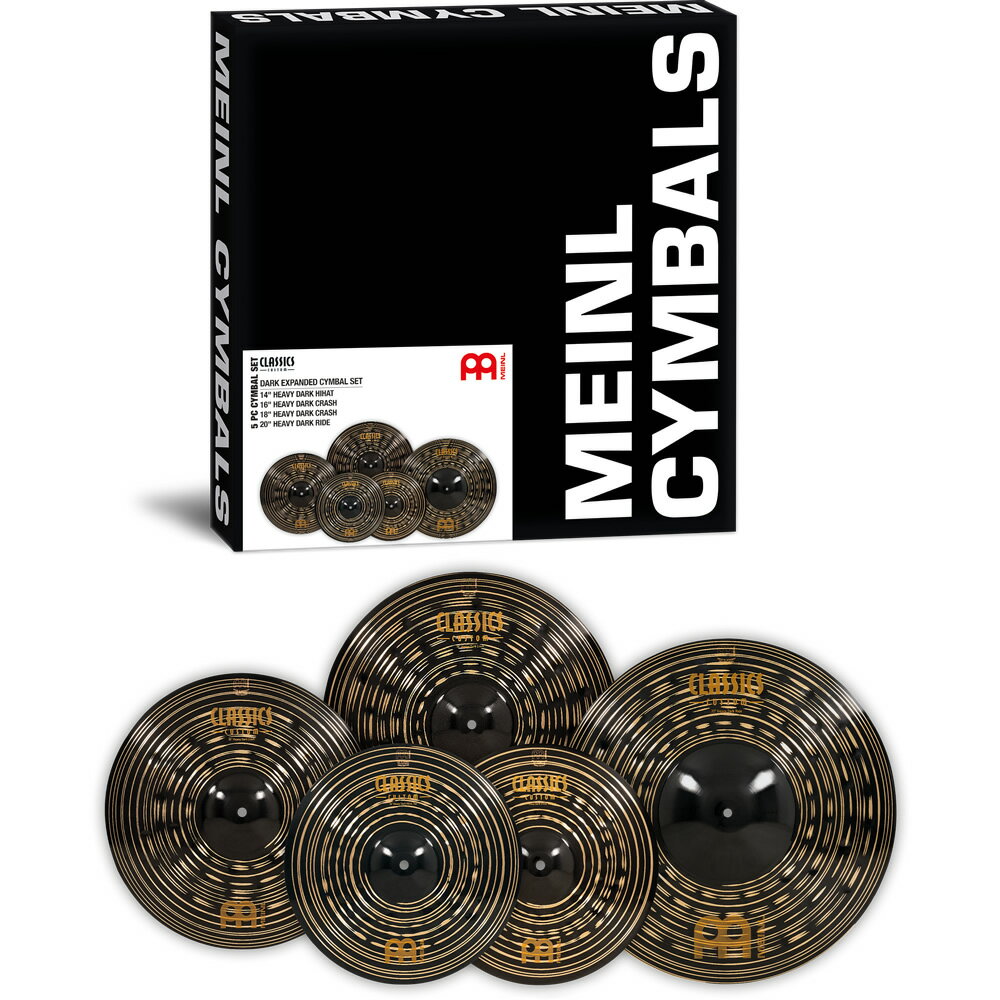 MEINL Cymabals Х륻å CCD-CS4 Classics Custom Dark Heavy Set  CC14HDAHCC16HDACCC18HDACCC20HDAR ۡ ޥͥ Х ϥϥå å 饤 CCDCS4 ۡ50ΤĤŹݥ5ܡ