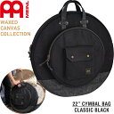 MEINL Waxed Canvas Collection シンバルバッグ MWC22BK / Classic Black (22インチシンバルを収納可能) 【...