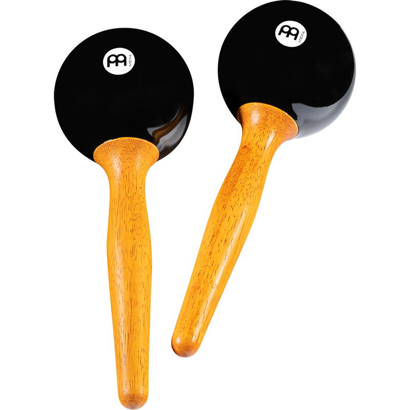 【5と0のつく日はP5倍 + エントリーでさらにP4倍】MEINL Percussion スタジオ・マラカス PM1BK / Black [2個1組] 【マイネル パーカッ..