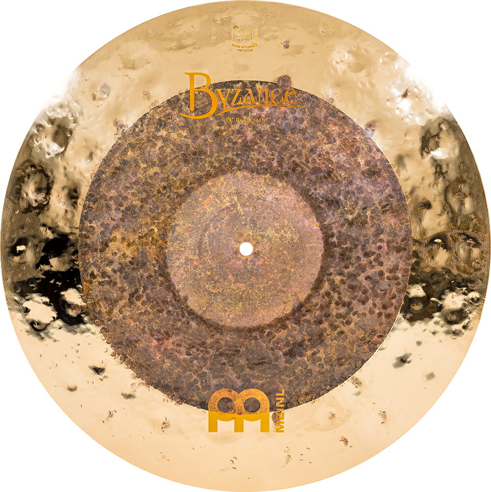 【5と0のつく日はP5倍 + エントリーでさらにP4倍】MEINL シンバル Byzance Dual シリーズクラッシュシンバル 19" Crash B19DUC 【マイネル】