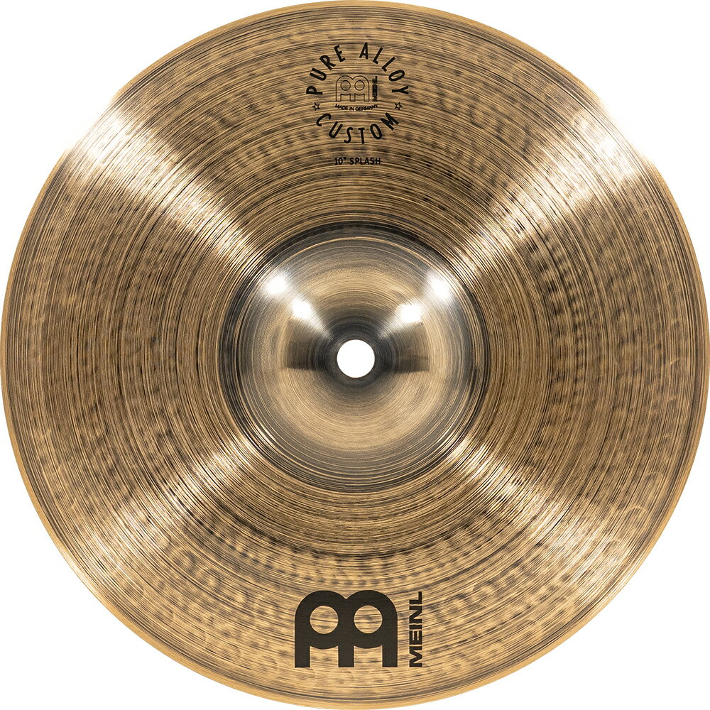 MEINL シンバル Pure Alloy Custom シリーズスプラッシュシンバル 10