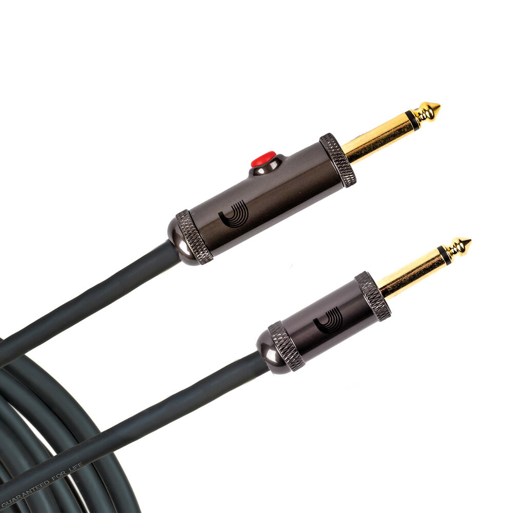 D'Addario サーキットブレイカーケーブル PW-AGL-10 (10ft/3.04m S-S) [ キルスイッチ搭載 ] 【 ダダリオ planetwaves プラネットウェイヴス pwagl10 】【5と0のつく日はエントリー等でポイント4倍】＊