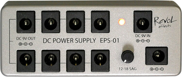 【5と0のつく日はP5倍 エントリーでさらにP4倍】RevoL effects DC POWER SUPPLY SET (パワーサプライ) EPS-01SET【レヴォル レボル エフェクツ エフェクター EPS01SET】