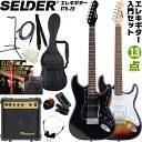 【5と0のつく日はP5倍 + エントリーでさらにP4倍】エレキギター SELDER STH-20 入門13点セット【セルダー 初心者セッ…