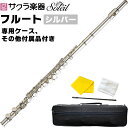 【5と0のつく日はP5倍 エントリーでさらにP4倍】Soleil フルート シルバーメッキ仕上げ SFL-2/SV 単品(専用ケース その他付属品付き)【ソレイユ SFL2SV 管楽器 木管楽器 FLUTE プレゼントに最適】