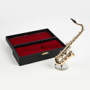 ミニチュア楽器 テナーサックス 約1/6サイズゴールド SUNRISE SOUND HOUSE ※ディスプレイ商品のため音は鳴りません 【 模型 フィギュア 人形 ジオラマ ドールハウス用 楽器 】【5と0のつく日は当店ポイント5倍!】