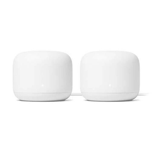 Google GA00822-JP Wi-Fiルーター親機＋子機セット Google Nest Wifi ルーターと拡張ポイントパック