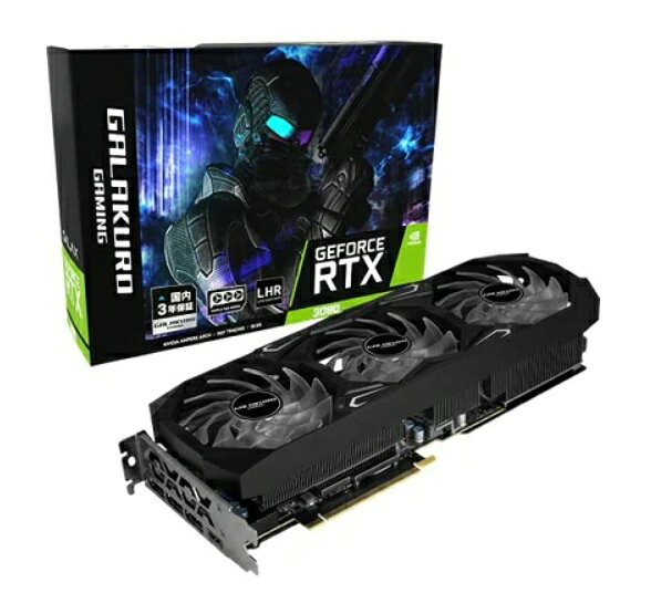 玄人志向 NVIDIA GeForce RTX3080 搭載 グラフィックボード GDDR6X 10GB GALAKURO GAMINGシリーズ GG-RTX3080-E10GB/TP/LHR アウトレット 未開封品 長期保管品 箱破れあり