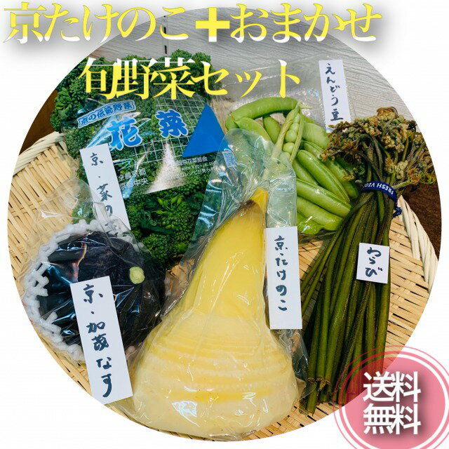 白子 *旬のおすすめセット*【春限定】湯がき京白子筍+おまかせ京野菜4品セット*全5品*送料無料(一部地域除く)*※湯がき白子筍は大原野産か塚原産より厳選※*父の日ギフト*京野菜セット*誕生日*詰合せ*京都お取り寄せ*旬の食材*お祝い*御祝い*母の日*厳選品*