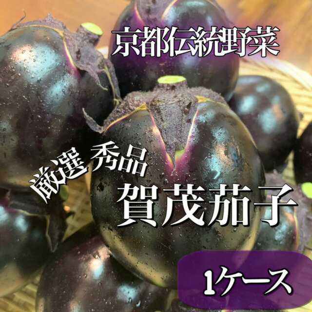 新着！【とろとろのほんまもん京野菜*厳選最高ランク秀品】賀茂茄子かもなす*京都府産*L〜2Lサイズ*1ケ..