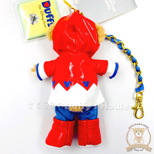 さくらこのダッフィーズハウスの上海ディズニー 2019 レインシリーズ・ダッフィー・ぬいぐるみ・キーチェーン｜アングル2