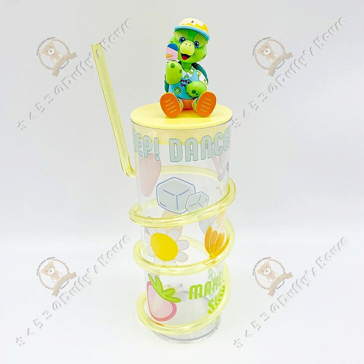 上海ディズニー　2022 サマー・オルメル・ドリンクボトル（ストロー付き）