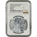 2016 1 オンス ルワンダ ミーアキャット シルバー コイン NGC MS70