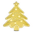 2023 1/2 グラム パラオ ゴールド クリスマス ツリー型コイン