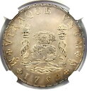 1759 メキシコ ピラー ドル 8 レアル銀貨 (8R) - 認定 NGC AU 詳細