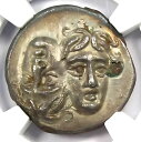 ギリシャ モエシア イストロス イストルス AR ドラクマ銀貨 紀元前 300 年。 NGC Choice AU 認定