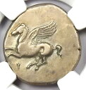 ギリシャ コリンシア コリントス AR ステーター ペガサス アテナ コイン 紀元前 300 年 - 認定 NGC XF