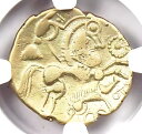 ガウル アウレルチ EL ヘミステーター エレクトラム コイン 100 BC - 認定 NGC Choice VF(3)