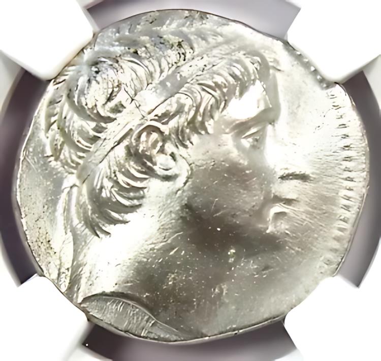 セレウコス II AR テトラドラクマ セレウコス朝のコイン、紀元前 246 〜 225 年。 NGC MS ファイン スタイル認定