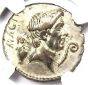 ポンペイ マグナス AR デナリウス コイン 42 BC - 認定 NGC Choice VF - 5/5 表面!