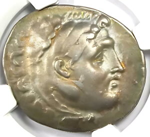 アレクサンダー大王 III AR テトラドラクマ カリア アラバンダ コイン 紀元前 188 〜 156 年 - NGC VF