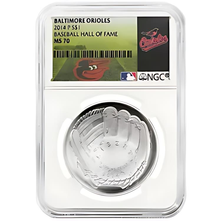 λʾ⡦ եƥ㤨2014-P $1 ƲС 顼 NGC MS70 ꥪ륺 MLB ٥פβǤʤ100,375ߤˤʤޤ