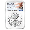 2024-W プルーフ $1 アメリカン シルバー イーグル NGC PF70UC FDI バイデン ラベル