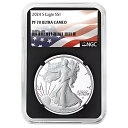 プレセール - 2024-S プルーフ $1 アメリカン シルバー イーグル NGC PF70UC フラッグ ラベル レトロ コア