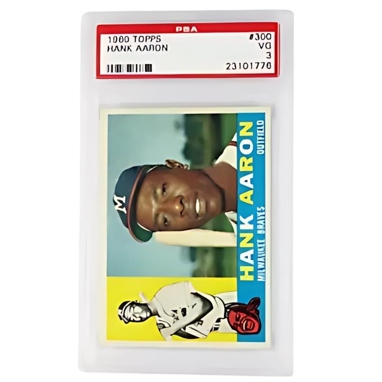 1960 トップス ハンク アーロン #300 PSA 3 VG