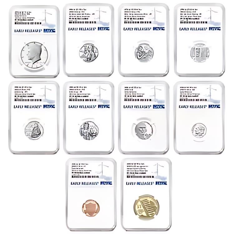 2024-S ƹ񥷥С ץ롼 10 ĥå NGC PF70UC ER ֥롼 ٥