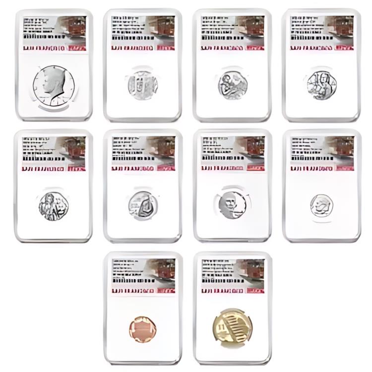 2024-S ƹ񥷥С ץ롼 10 ĥå NGC PF70UC ER ȥ꡼ ٥