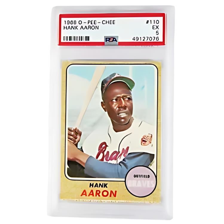 1968 オーピーチー ハンク アーロン #110 PSA 5 EX