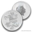 ストリートファイター 春麗 1オンス ツバルシルバー .999銀貨