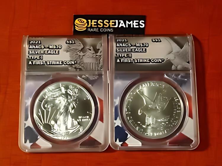 2021 シルバー イーグル ANACS MS70 ファ