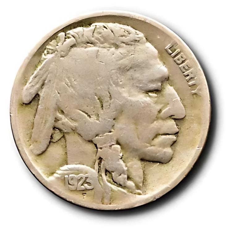 1923-S バッファロー ニッケル 5C XF ウ