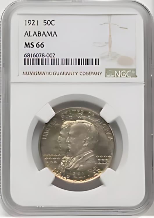 1921 US Сǰ 50C Х - NGC MS 66