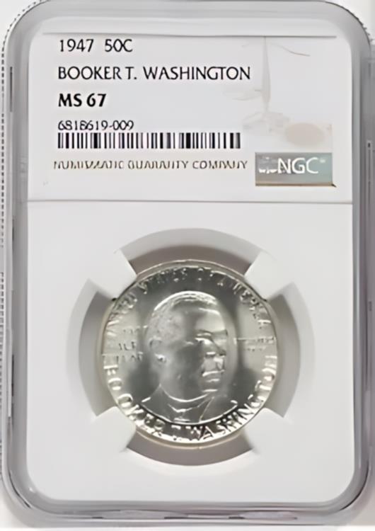 1947 US Сǰ 50C ֥å T. 亮ȥ - NGC MS 67