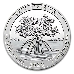 2020 5 オンス シルバー ATB ソルト リバー ベイ、アメリカ領バージン諸島